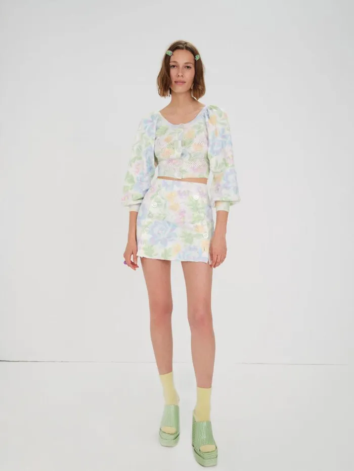For Love and Lemons Knitwear Merrick Cardigan Multi 8211 Women For Love and Lemons Knitwear Merrick Cardigan Multi 8211 Women