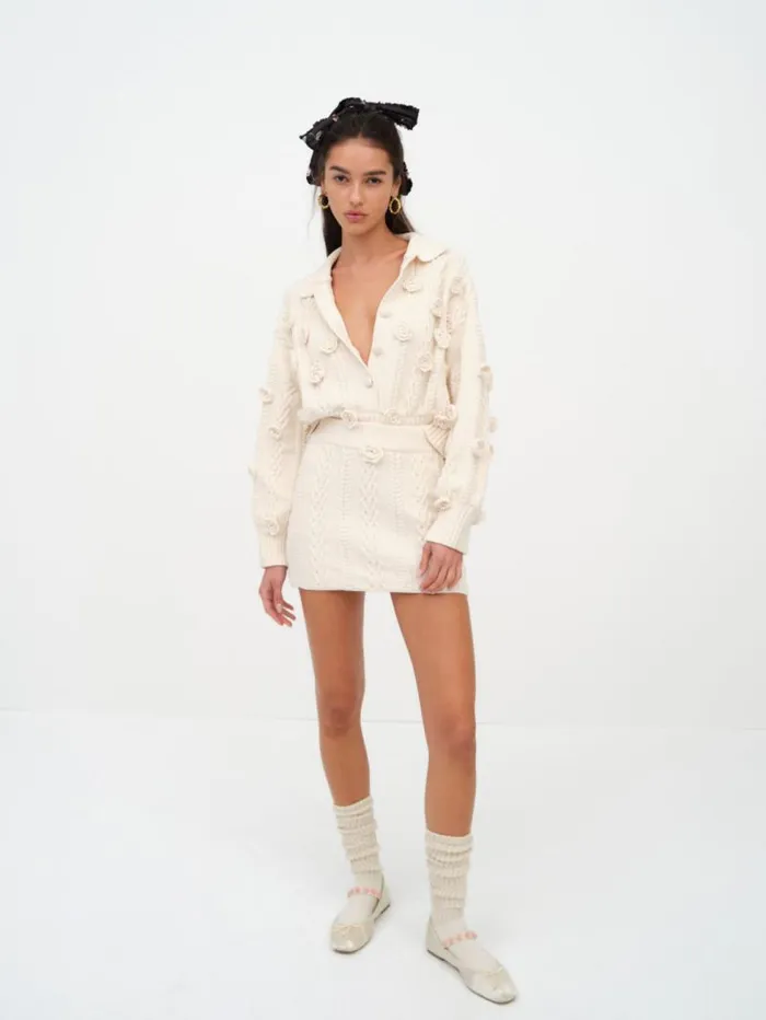 For Love and Lemons Tops Mel Henley White 8211 Women