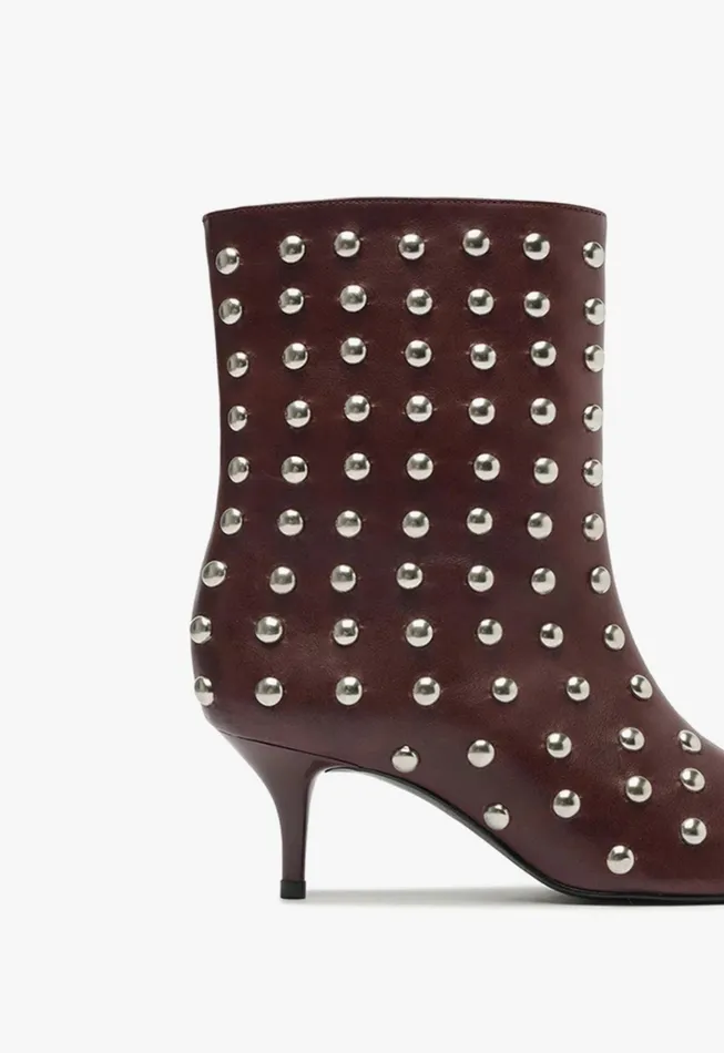 Gail Studs Bootie Cherry Wine Women Schutz Shoes Booties