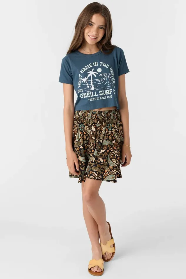 GIRL039S BEACHSIDE BLISS TEE Slate Kids O039NEILL Girl039S Clothing