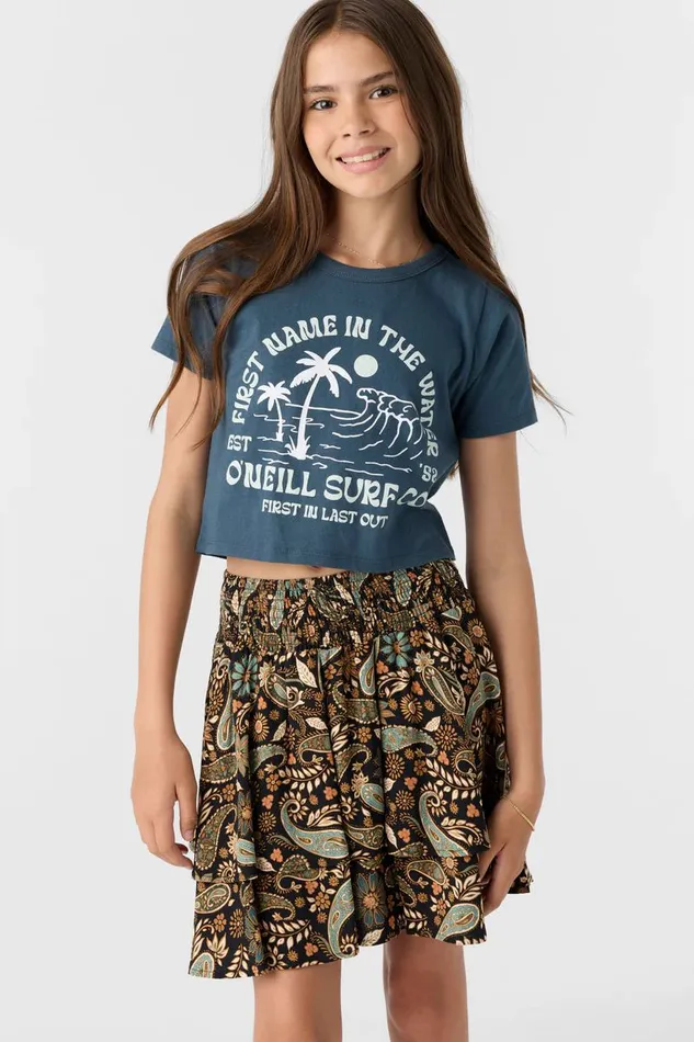 GIRL039S BEACHSIDE BLISS TEE Slate Kids O039NEILL Girl039S Clothing
