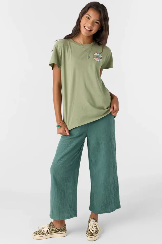 GIRL039S FLORA OASIS TEE Oil Green Kids O039NEILL Girl039S Clothing