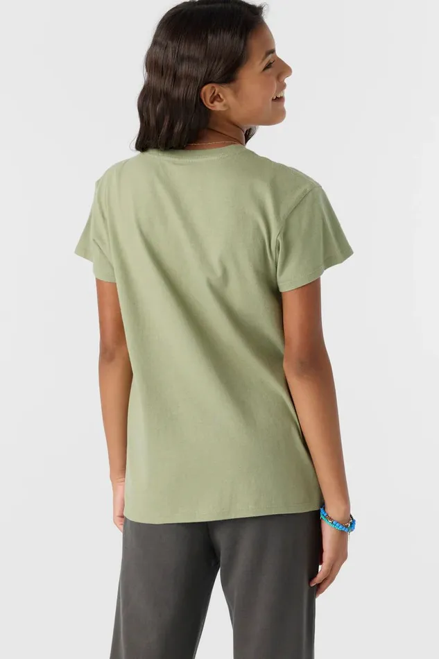 GIRL039S TROPICAL SWELL TEE Oil Green Kids O039NEILL Girl039S Clothing