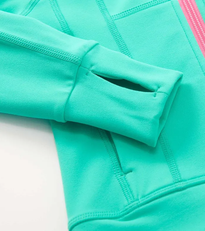 Girls Aqua Green Active Jacket Hatley