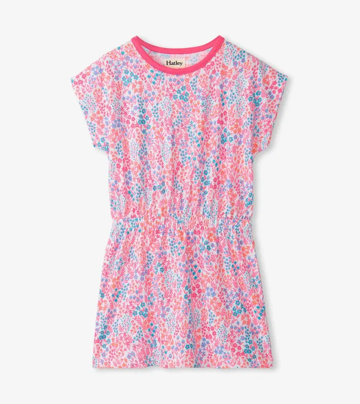 Girls Ditsy Floral Relaxed Dress Hatley