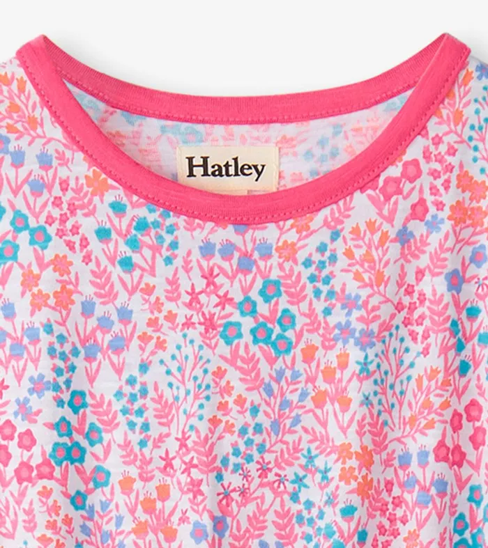 Girls Ditsy Floral Relaxed Dress Hatley