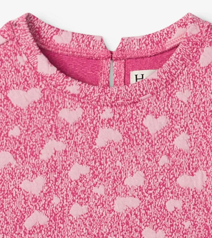 Girls Scattered Hearts Shift Dress Hatley