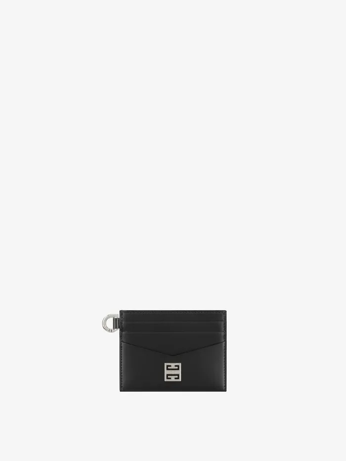 Givenchy 4G Card Holder In Box Leather Black Women Wallets and Card Holders
