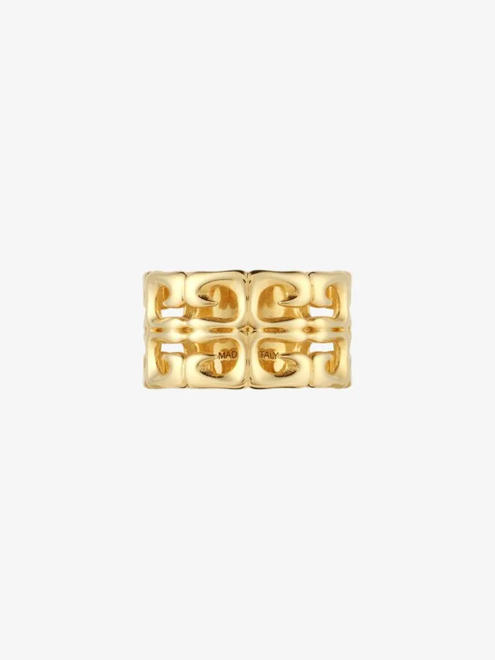 Givenchy 4G Liquid Ring In Metal Golden Yellow Women Jewelry