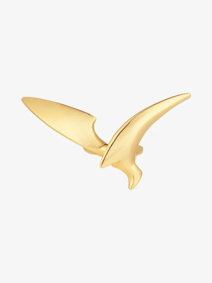 Givenchy Bird Ring In Metal Golden Yellow Women Jewelry