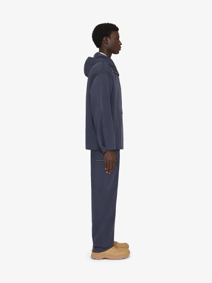 Givenchy Cargo Pants In Ozone Washed Poplin Medium Blue Men TShirts