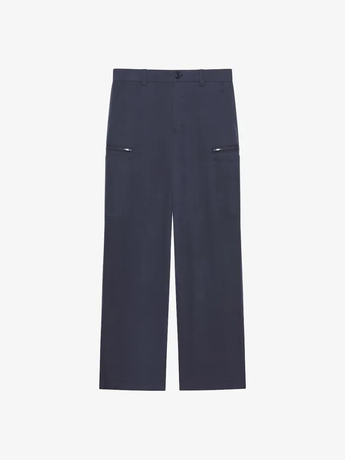Givenchy Cargo Pants In Ozone Washed Poplin Medium Blue Men TShirts