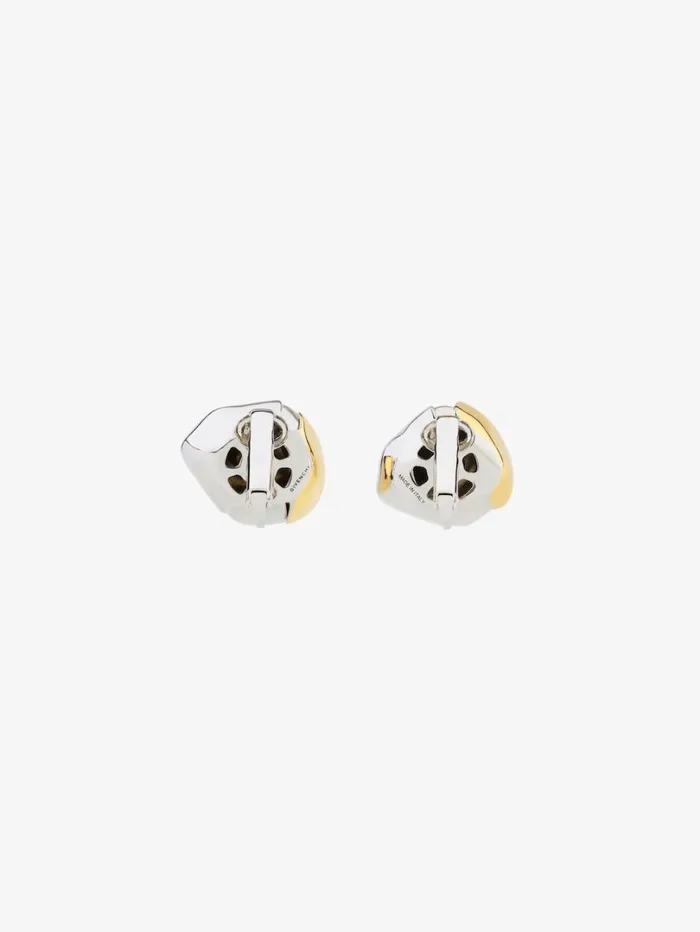 Givenchy Flower Clip Earrings In Metal With Crystals Goldensilvery Women Jewelry Givenchy Flower Clip Earrings In Metal With Crystals Goldensilvery Women Jewelry