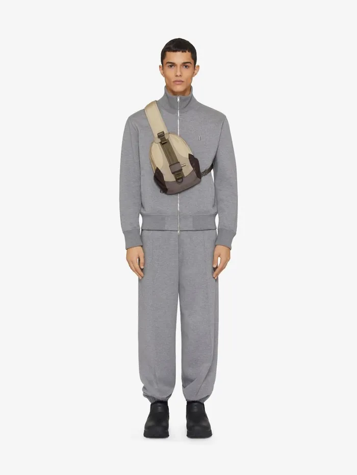Givenchy GTrail Bag In Nylon Sand Men Crossbody Bags