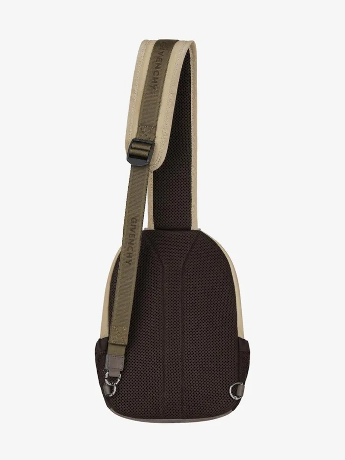 Givenchy GTrail Bag In Nylon Sand Men Crossbody Bags