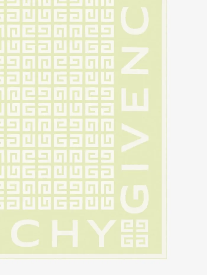 Givenchy GIVENCHY 4G Square In Silk Almond Green Women Scarves Givenchy GIVENCHY 4G Square In Silk Almond Green Women Scarves