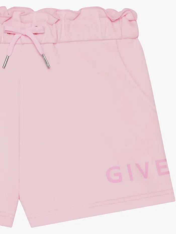 Givenchy GIVENCHY Archetype Bermuda Shorts In Fleece Light Pink Women Baby 1 Month To 3 Years