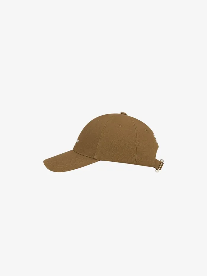 Givenchy GIVENCHY Cap In Canvas Dark Khaki Women Beanies and Caps Givenchy GIVENCHY Cap In Canvas Dark Khaki Women Beanies and Caps