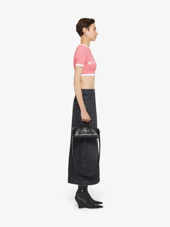 Givenchy GIVENCHY Cropped Tshirt In Cotton Flamingo Women TShirts