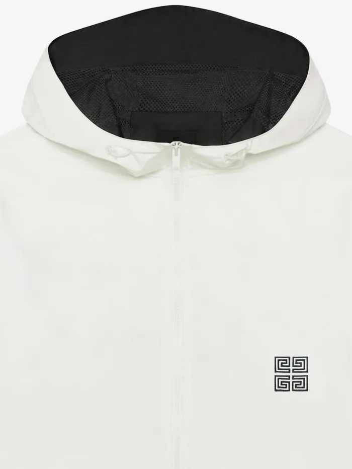 Givenchy GIVENCHY Reversible Football Parka In Fleece Blackwhite Men Outerwear and Blousons