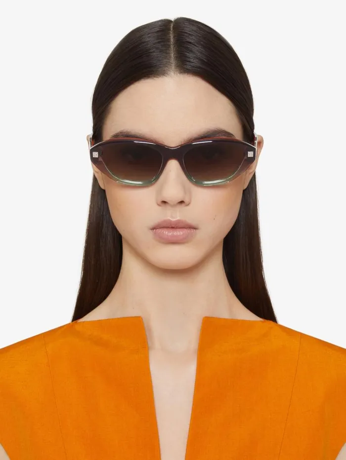 Givenchy GV Day Sunglasses In Acetate Brownorange Women Sunglasses