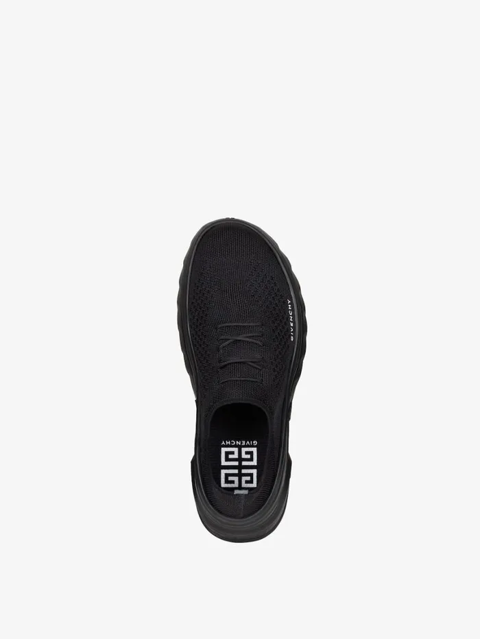 Givenchy Marshmallow Wedge Sneakers In Rubber And Knit Black Women Shark Lock Givenchy Marshmallow Wedge Sneakers In Rubber And Knit Black Women Shark Lock