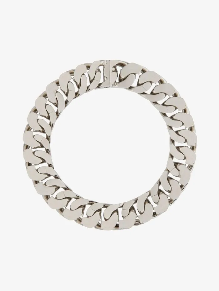 Givenchy Medium G Chain Necklace In Metal And Resin Turquoise Women Jewelry