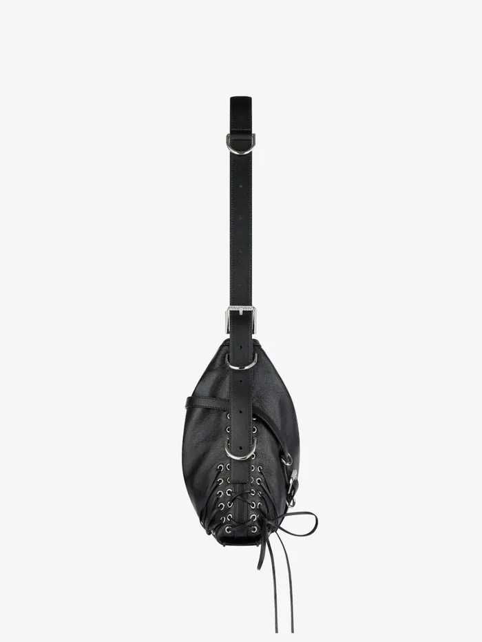 Givenchy Medium Voyou Bag In Corset Style Leather Black Women Crossbody Bags Givenchy Medium Voyou Bag In Corset Style Leather Black Women Crossbody Bags