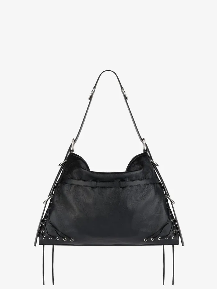 Givenchy Medium Voyou Bag In Corset Style Leather Black Women Crossbody Bags Givenchy Medium Voyou Bag In Corset Style Leather Black Women Crossbody Bags