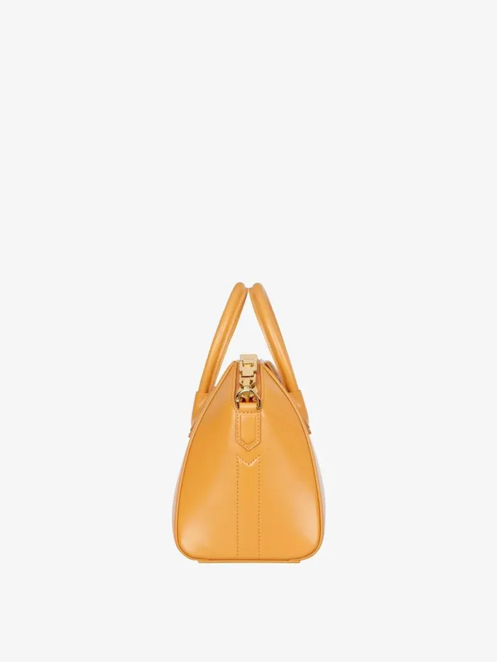 Givenchy Mini Antigona Bag In Box Leather Blush Orange Women Crossbody Bags Givenchy Mini Antigona Bag In Box Leather Blush Orange Women Crossbody Bags