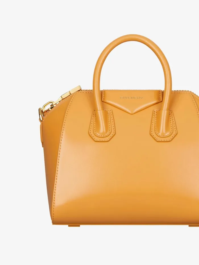 Givenchy Mini Antigona Bag In Box Leather Blush Orange Women Crossbody Bags Givenchy Mini Antigona Bag In Box Leather Blush Orange Women Crossbody Bags