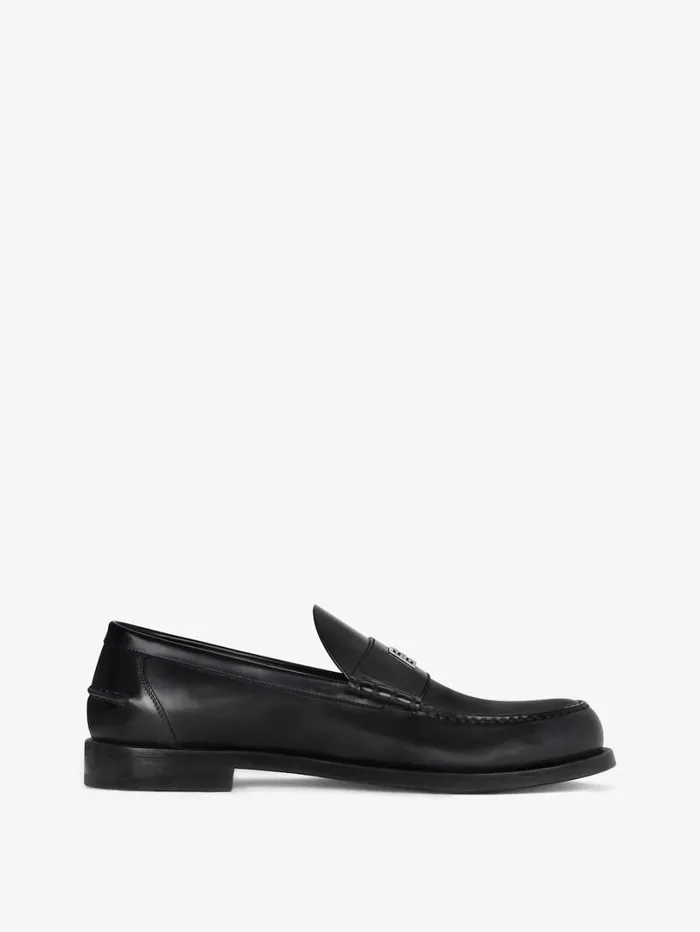 Givenchy Mr G Loafers In Leather Black Men Boots and Loafers