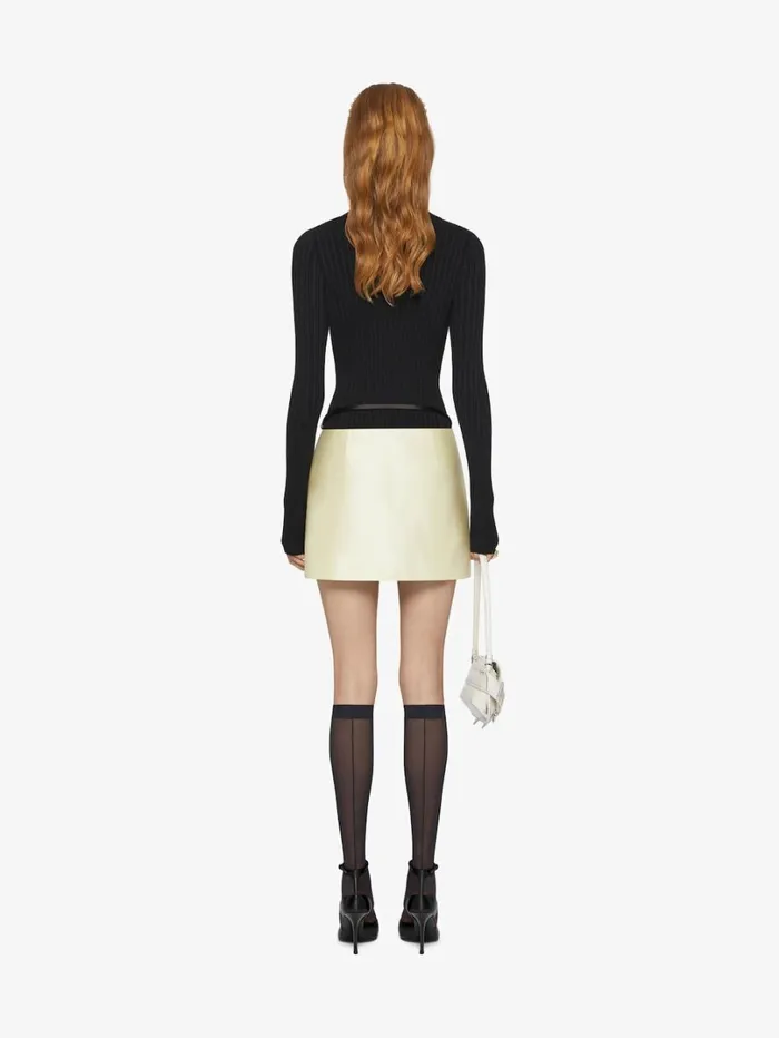Givenchy Polo Sweater In Wool With 4G Detail Black Women Knitwear