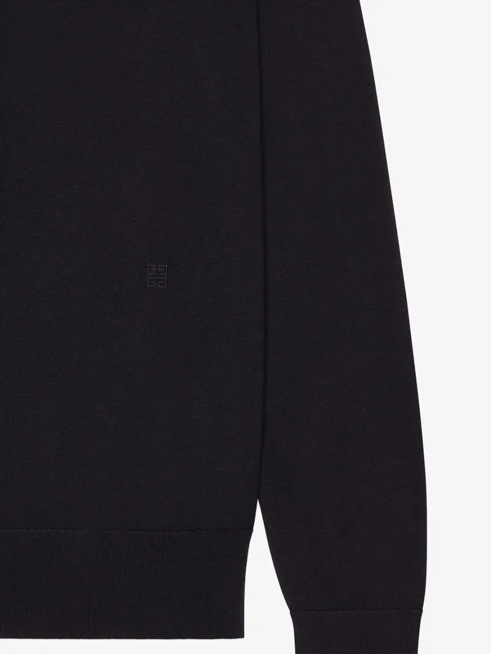 Givenchy Turtleneck Sweater In Wool And Cashmere Black Men Knitwear