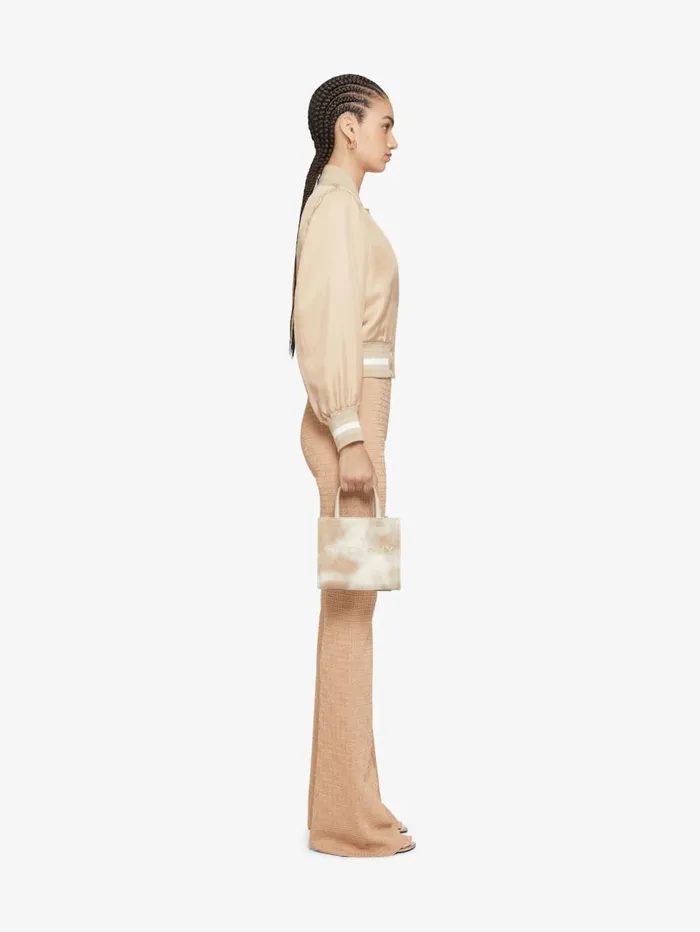 Givenchy Varsity Jacket In Silk Desert Women Outerwear and Blousons