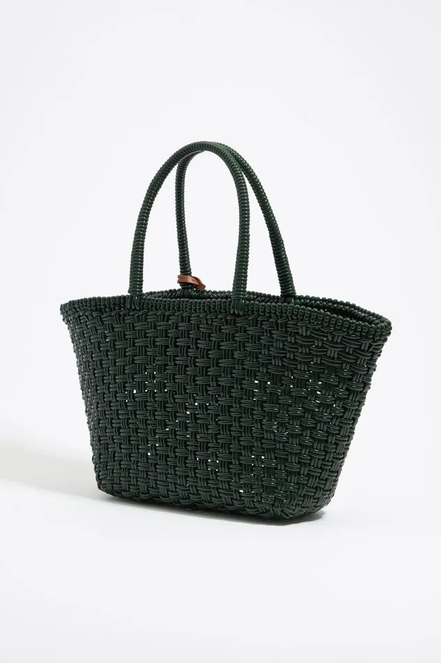 Green Plaited Shopper Bag Green Women Bimba Y Lola Shoppers Green Plaited Shopper Bag Green Women Bimba Y Lola Shoppers