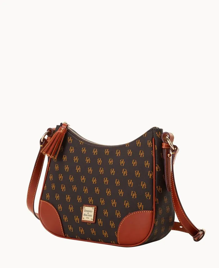 Gretta Crossbody Hobo Brown Tmoro Woman Dooney and Bourke Shoulder Bags