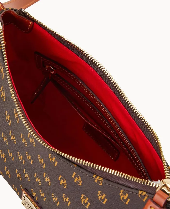 Gretta Crossbody Hobo Brown Tmoro Woman Dooney and Bourke Shoulder Bags