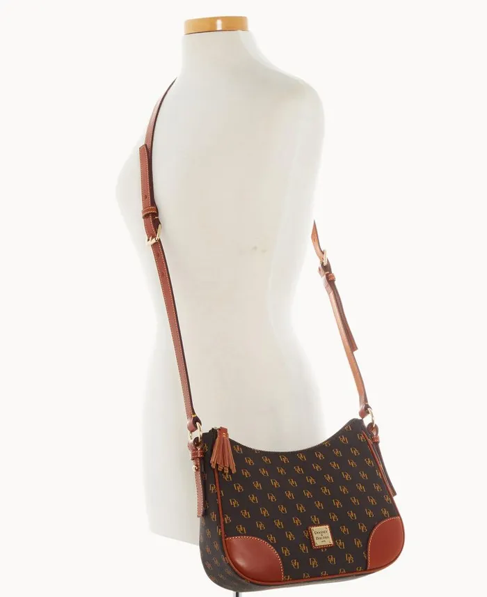 Gretta Crossbody Hobo Brown Tmoro Woman Dooney and Bourke Shoulder Bags
