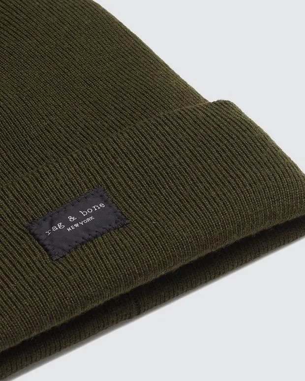 Hats and Gloves WomenMen Rag and Bone Addison Beanie Olive