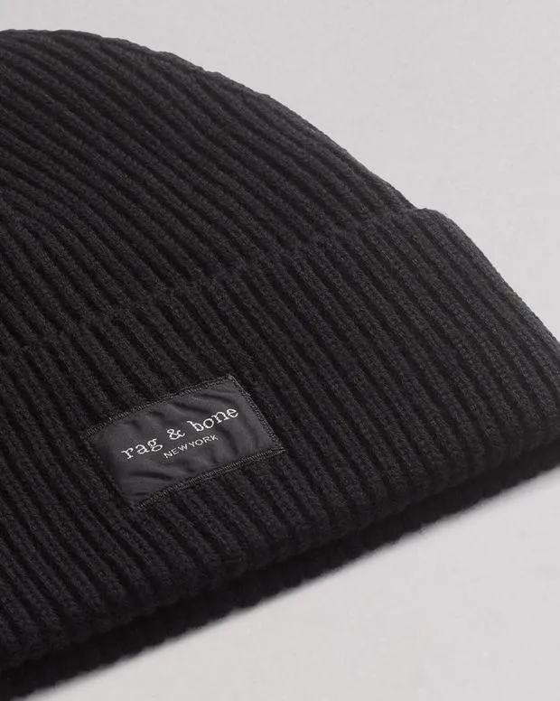 Hats and Gloves WomenMen Rag and Bone Blake Beanie Black