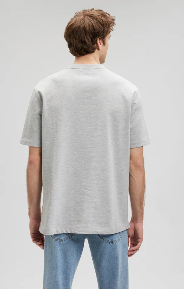 Heavy Weight TShirt In Grey Melange Men Mavi Jeans TShirts Heavy Weight TShirt In Grey Melange Men Mavi Jeans TShirts