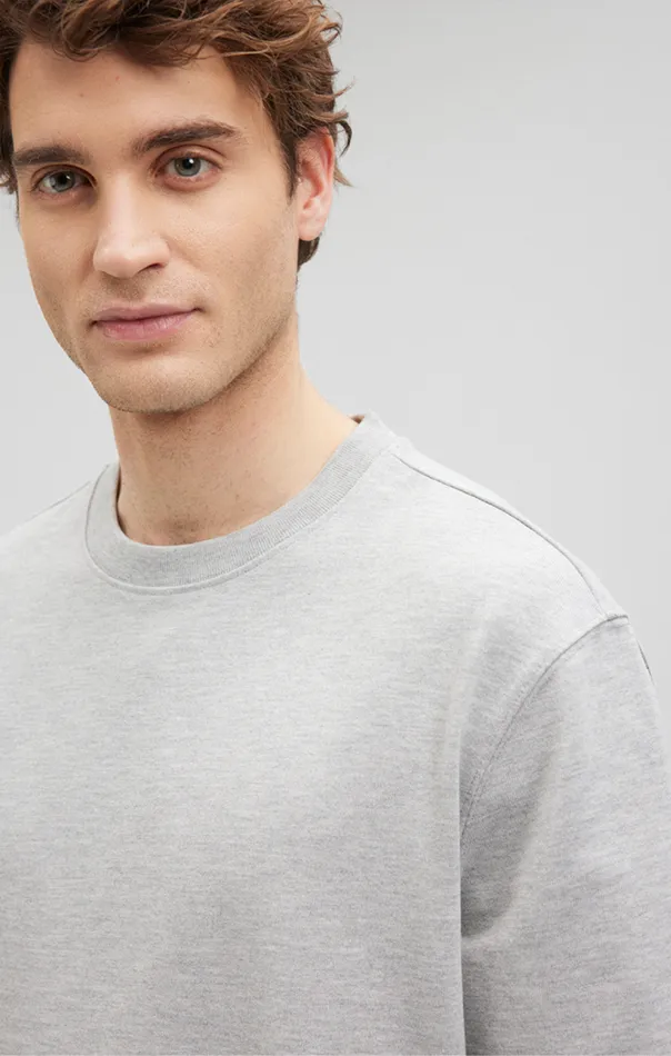 Heavy Weight TShirt In Grey Melange Men Mavi Jeans TShirts Heavy Weight TShirt In Grey Melange Men Mavi Jeans TShirts