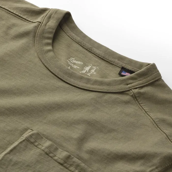Heavyweight Pocket Tee Dusty Olive Men Danner Shirts