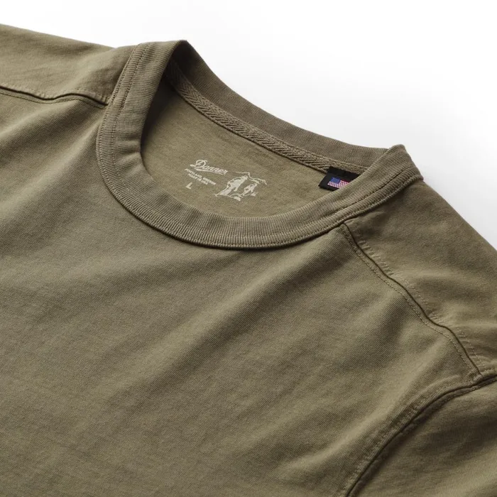 Heavyweight Tee Dusty Olive Men Danner Shirts