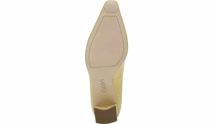 Heels Women Franco Sarto Sarto Regal Pump Light Yellow Leather