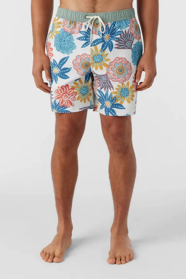 HERMOSA ELASTIC WAIST LINED 17034 SWIM TRUNKS Natural Men O039NEILL Type