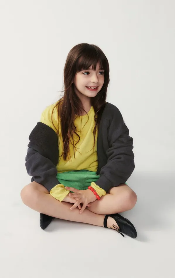 Hoodie Doven Overdyed Carbon Kids American Vintage Sweatshirts