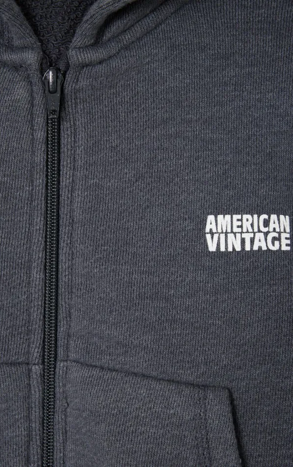 Hoodie Doven Overdyed Carbon Kids American Vintage Sweatshirts