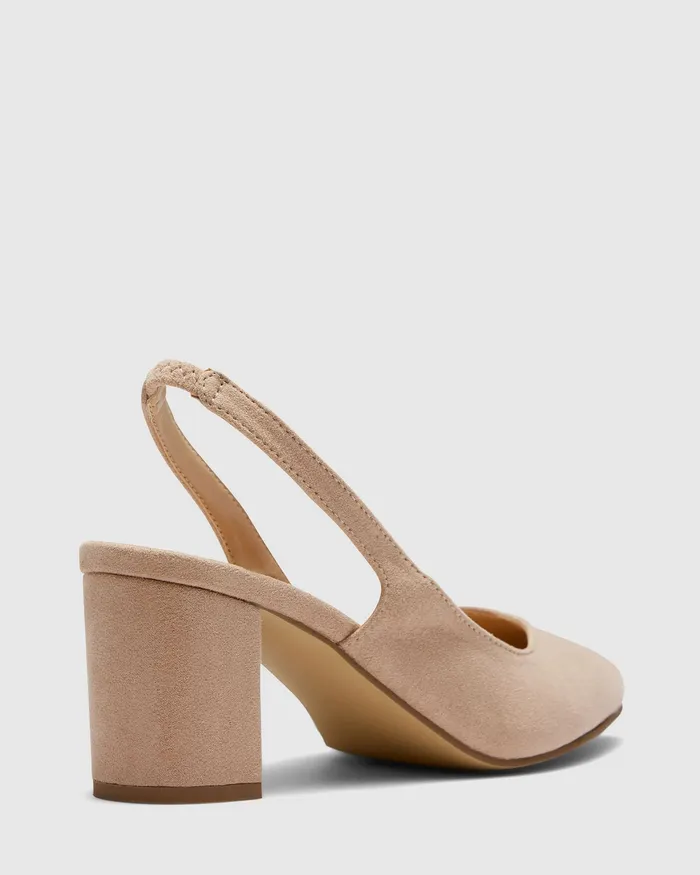 ICECREAM Nude Block Heels NOVO Shoes Women ICECREAM Nude Block Heels NOVO Shoes Women
